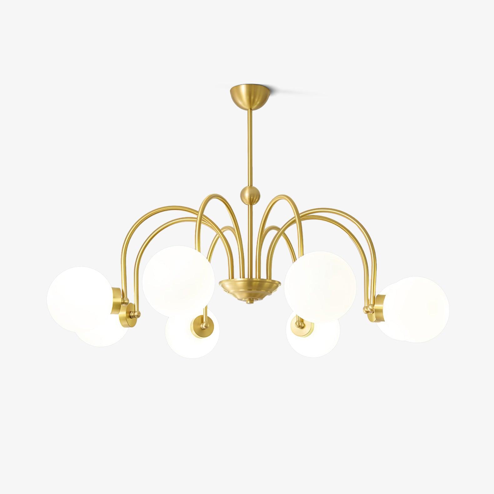 yisu-brass-chandelier-anzaz-Brass & White-1