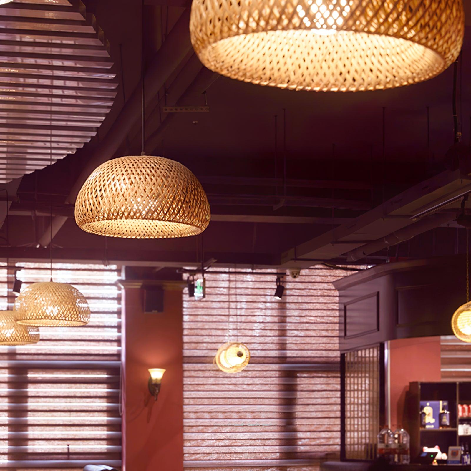 zenith-bamboo-pendant-light-anzaz-Chrome & Natural rattan-2