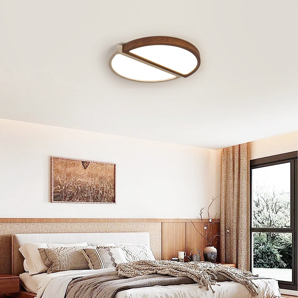 zyren-travertine-ceiling-light-anzaz-Yellow Travertine & Dark walnut-2