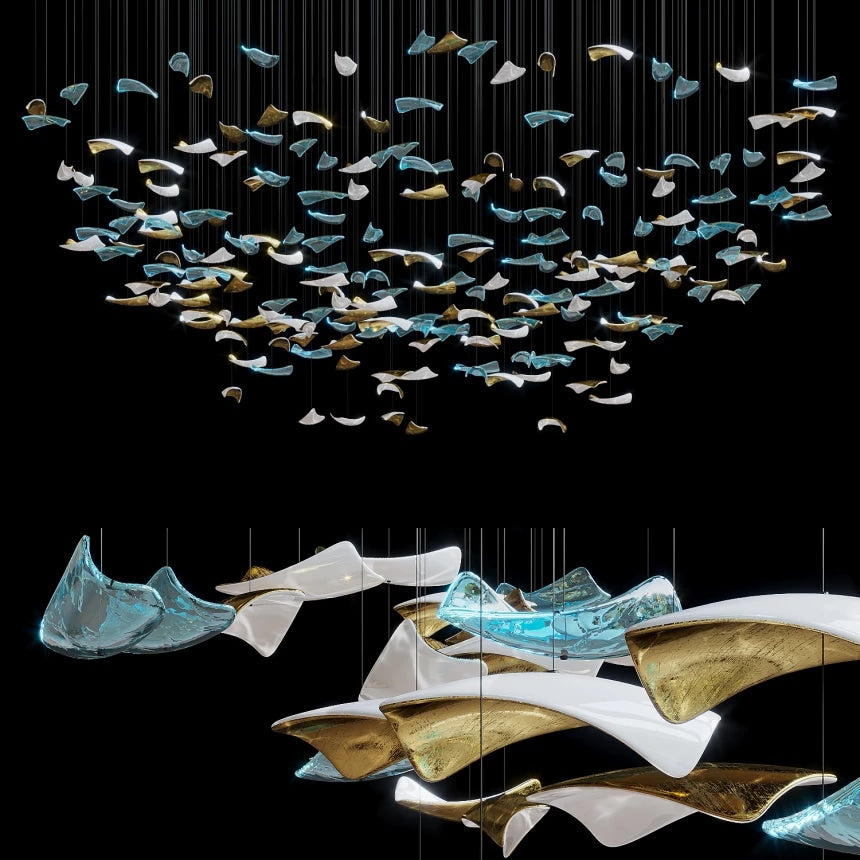 Custom Hanging Lighting Installation (DEPRIMO: LC0146)
