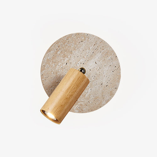 axis-spot-sconce-anzaz-Yellow Travertine & Wood Color-1