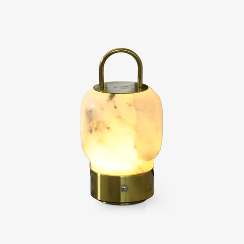 alabaster-portable-rechargeable-table-lamp-anzaz-Gold & White-1