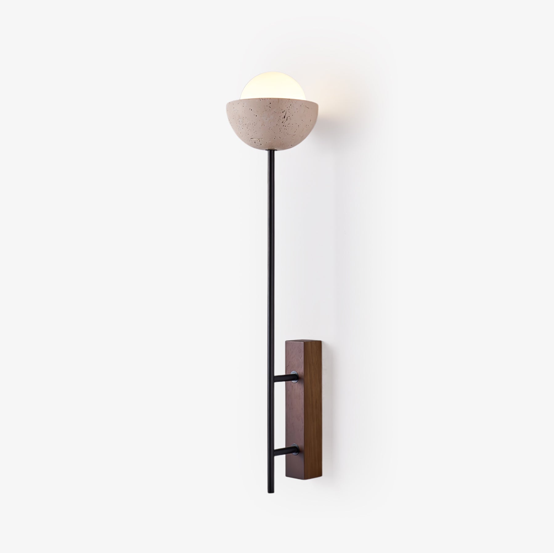 solstice-linea-wall-lamp-anzaz-Yellow Travertine & Walnut Wood-1
