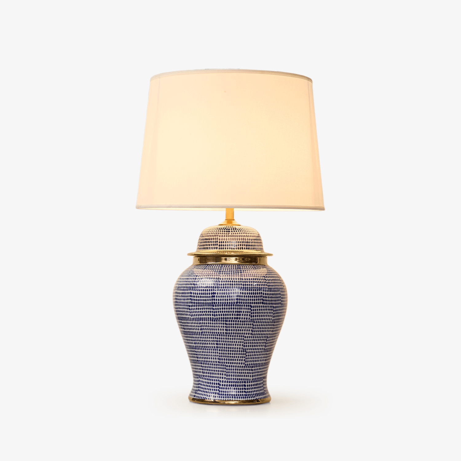 indigo-dot-patterned-ceramic-table-lamp-anzaz-Blue & White-1