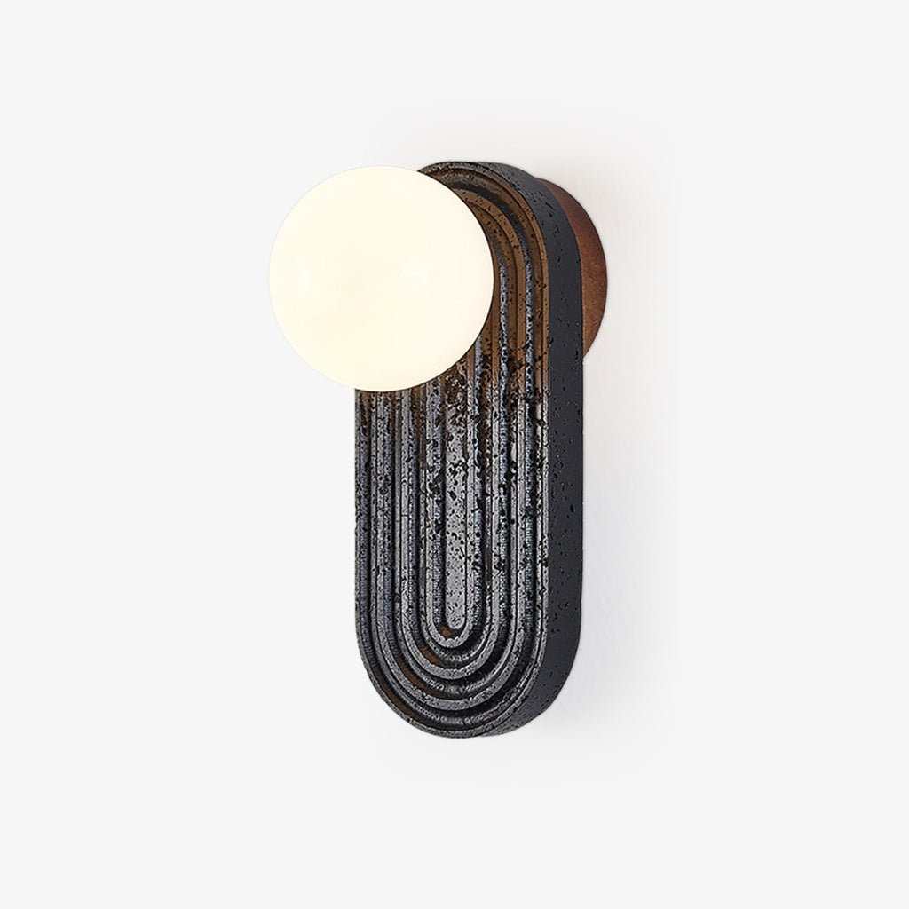 eventide-orb-sconce-anzaz-Black Travertine & White-1