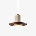 solstice-core-pendant-lamp-anzaz-Walnut Wood & Yellow Travertine-1