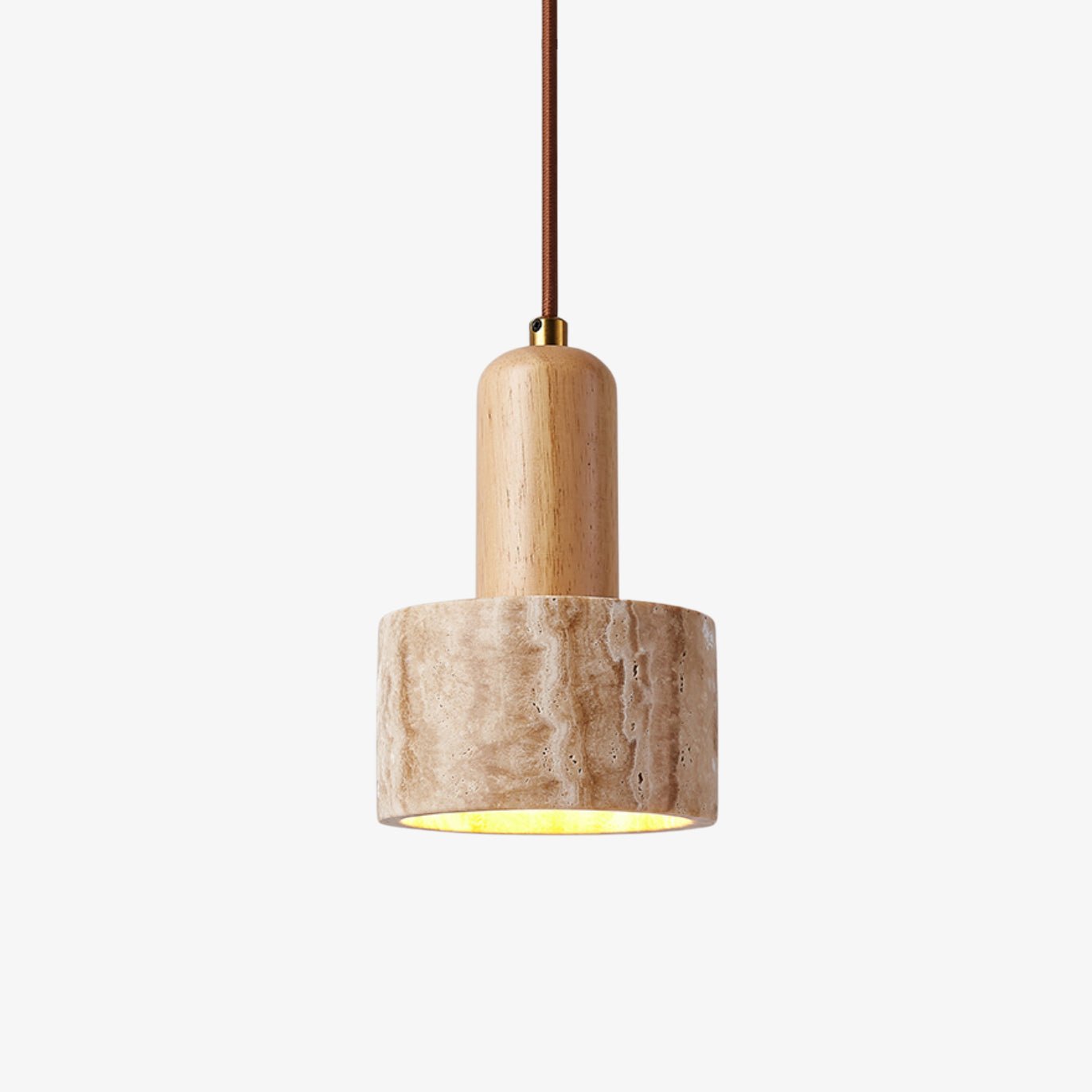 terra-duo-pendant-lamp-anzaz-Wood Color & Yellow Travertine-1