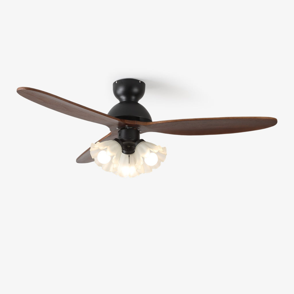 bloom-air-ceiling-fan-light-anzaz-Walnut Color & White & Black-1