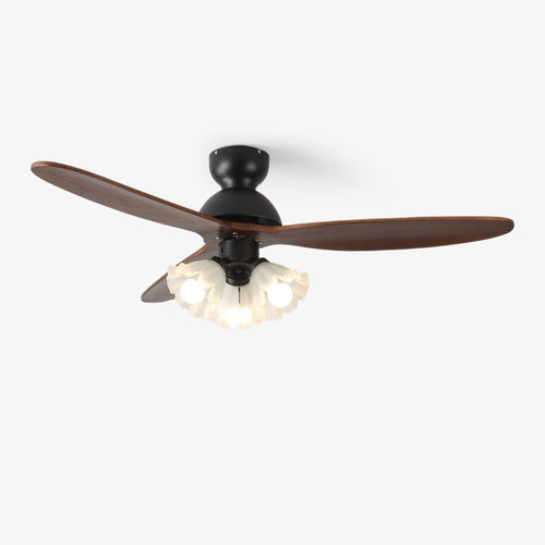 bloom-air-ceiling-fan-light-anzaz-Walnut Color & White & Black-1
