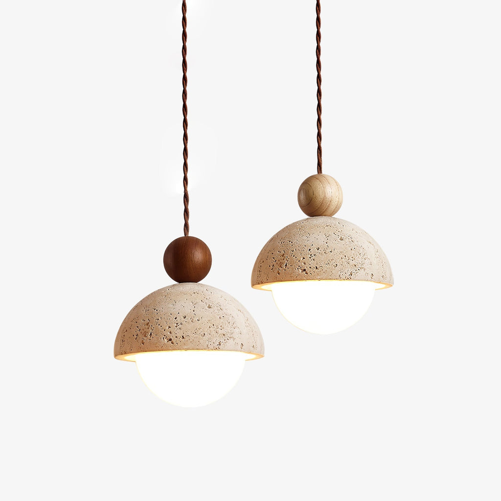 niva-travertine-pendant-light-anzaz-Dark walnut & Yellow Travertine-1