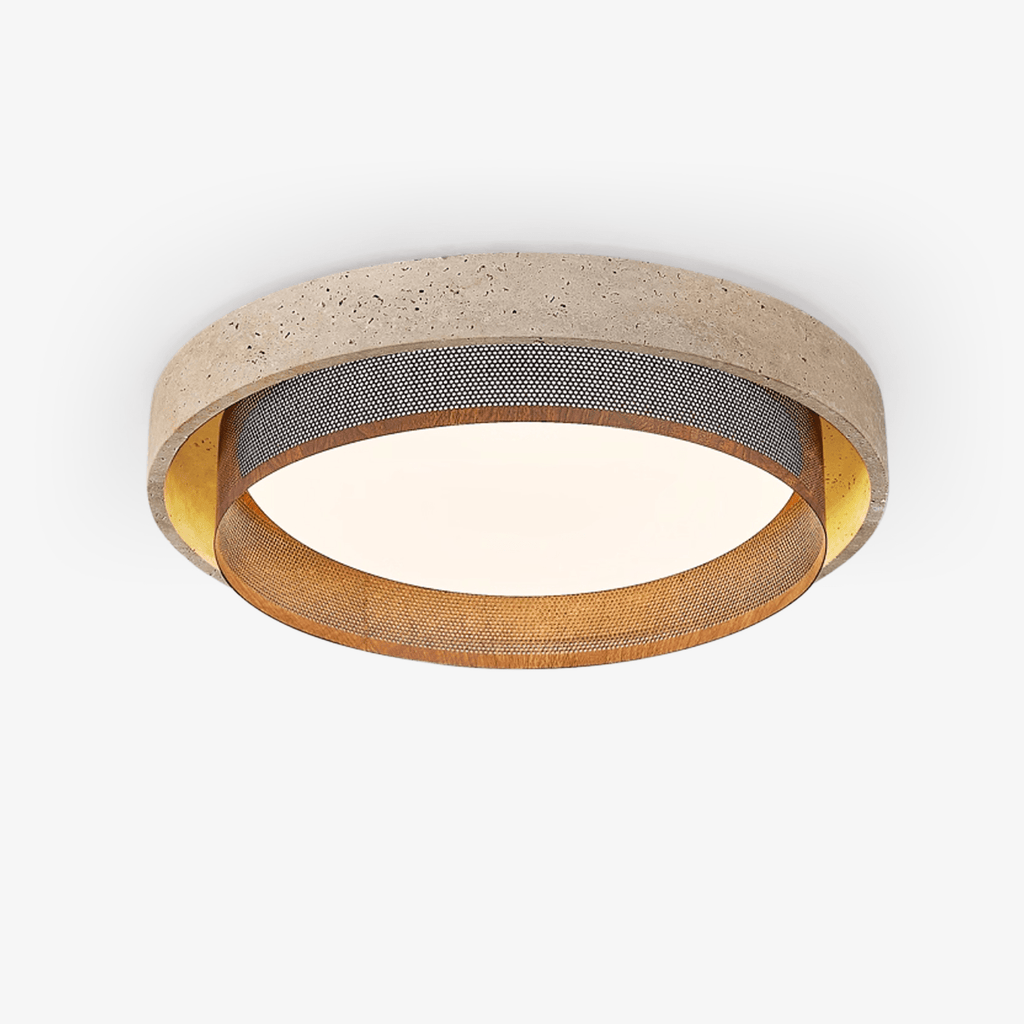 terra-forge-ceiling-light-anzaz-Yellow Travertine & White-1