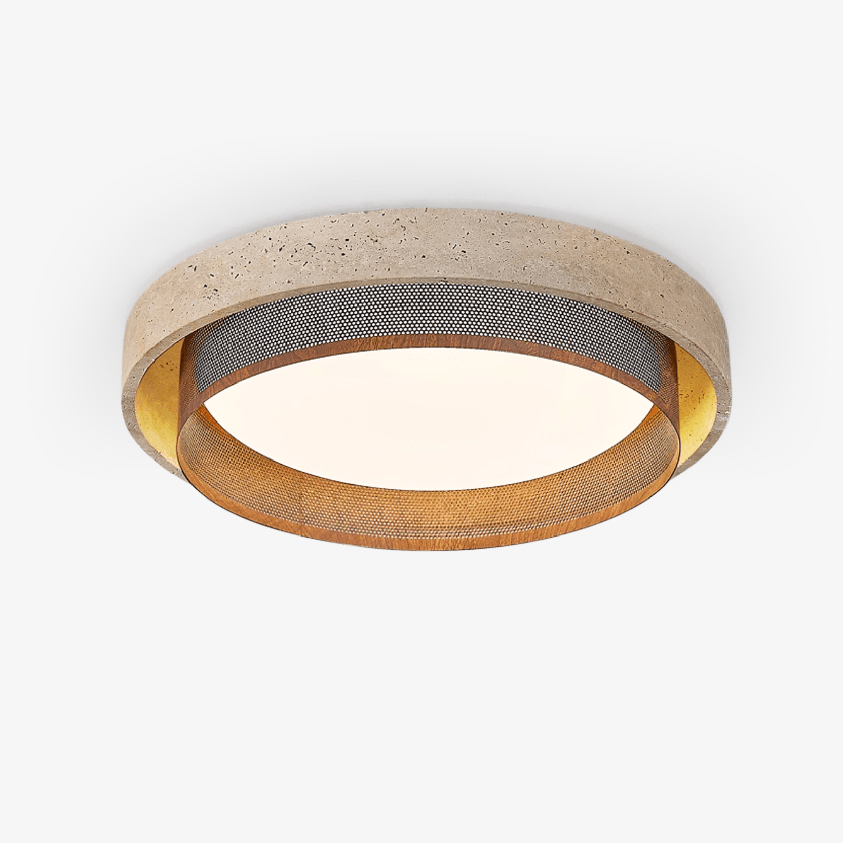 terra-forge-ceiling-light-anzaz-Yellow Travertine & White-1