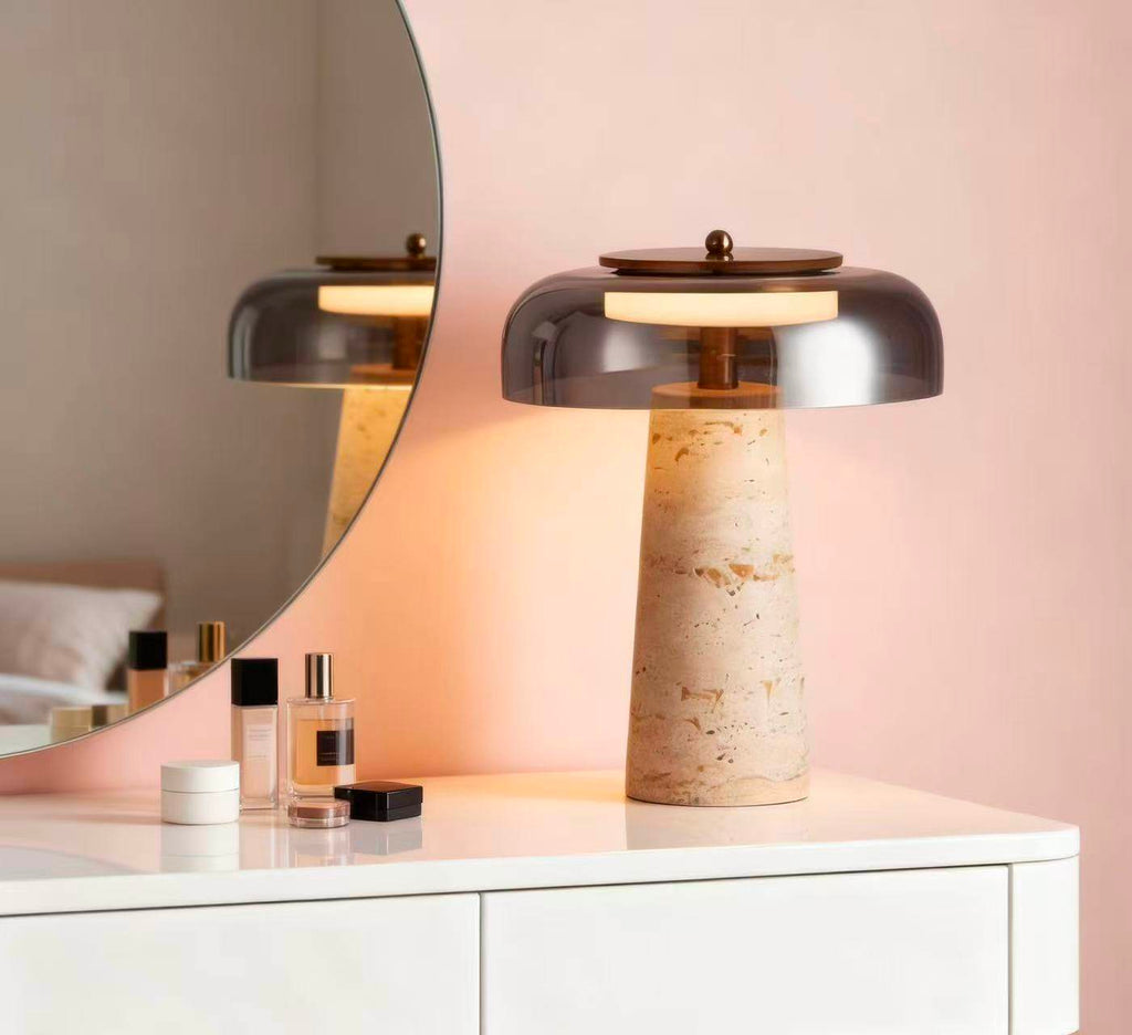 strata-table-lamp-anzaz-Clear & Yellow Travertine-6