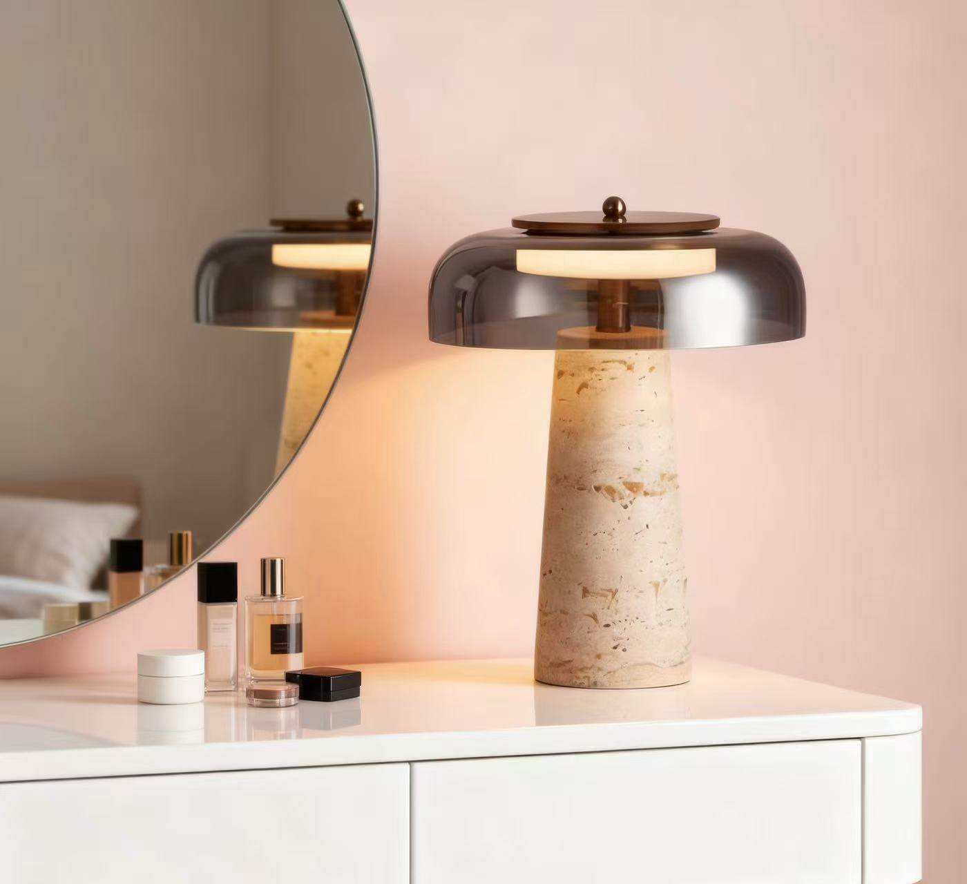strata-table-lamp-anzaz-Clear & Yellow Travertine-6