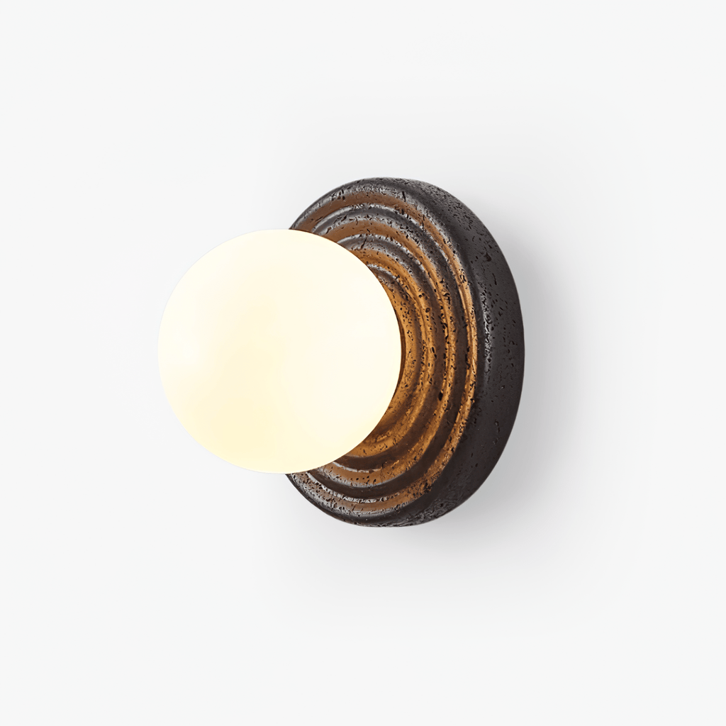 lunara-travertine-wall-sconce-anzaz-Black Travertine & White-1