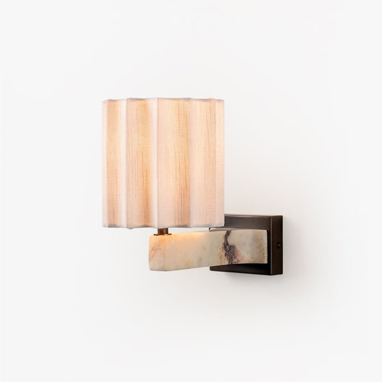 textured-shade-wall-sconce-anzaz-Bronze & White-1
