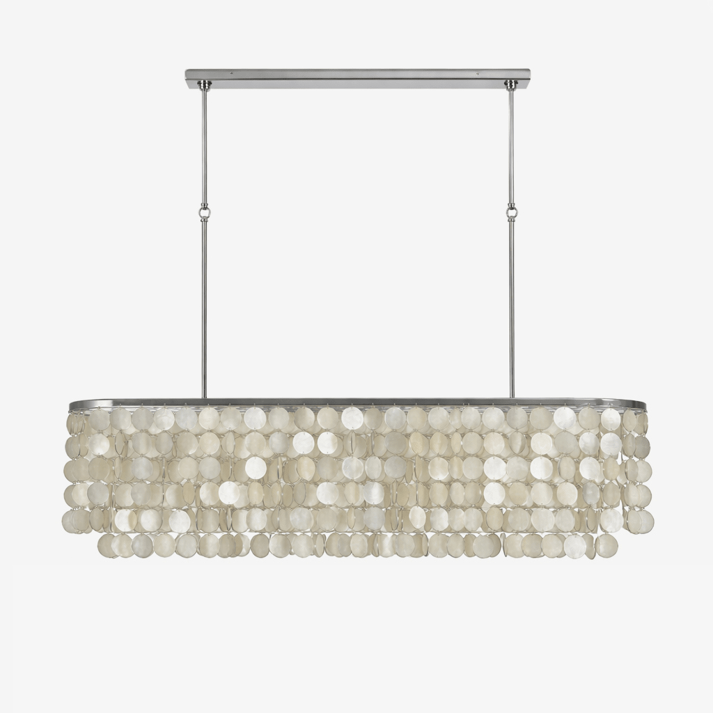 liora-shell-linear-chandelier-anzaz-Chrome & White-1