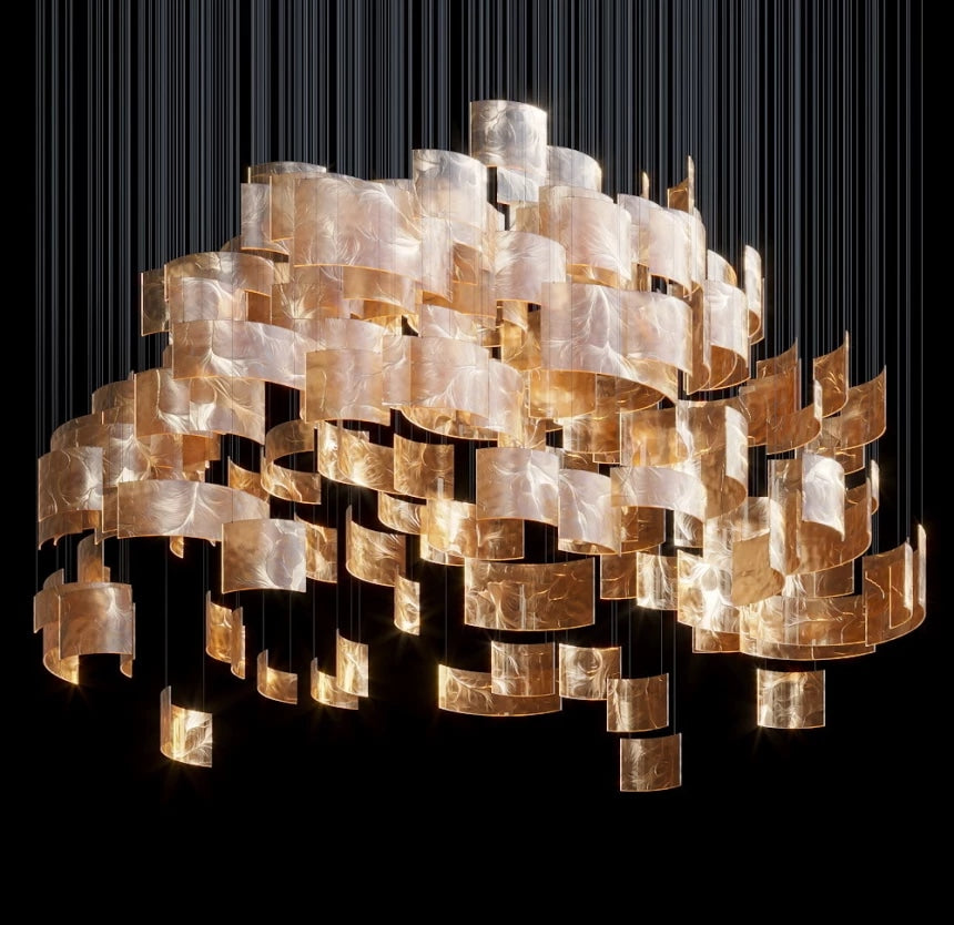 Custom Hanging Lighting Installation (DEPRIMO: LC0086)