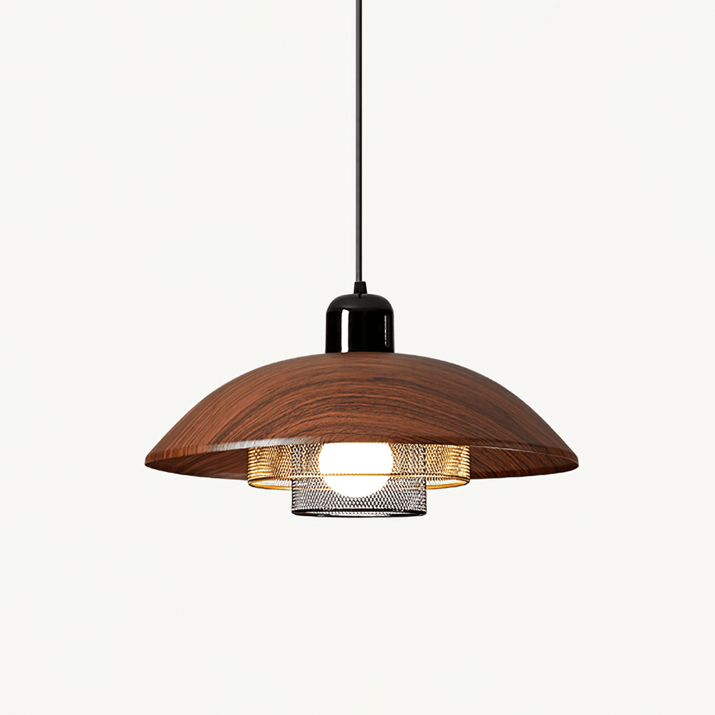 ember-dome-pendant-light-anzaz-Walnut wood grain & Black-1
