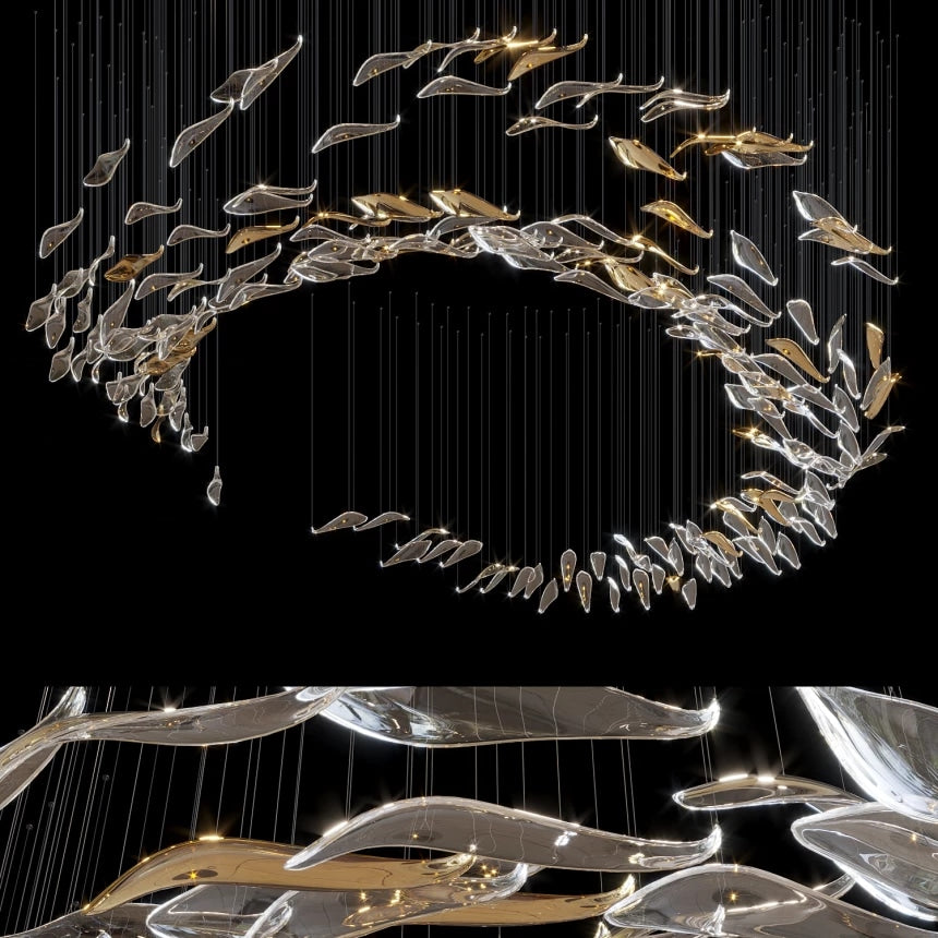 Custom Hanging Lighting Installation (DEPRIMO: LC0136)