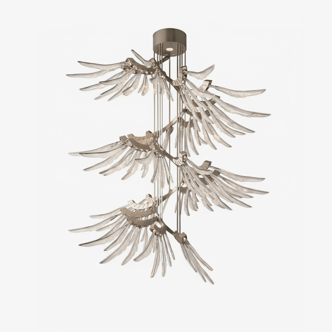 plumage-ascent-chandelier-anzaz-Nickel & Clear-1