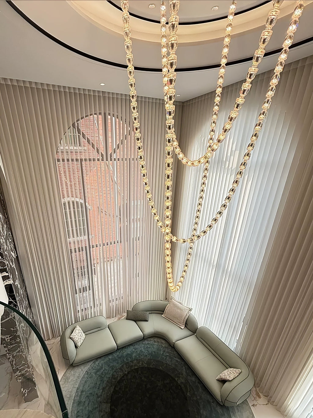 gabriel-chandelier-anzaz-Clear & Chrome-5