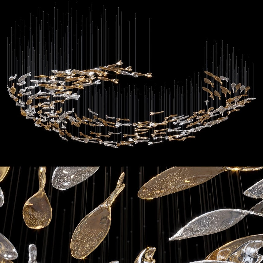 Custom Hanging Lighting Installation (DEPRIMO: LC0131)