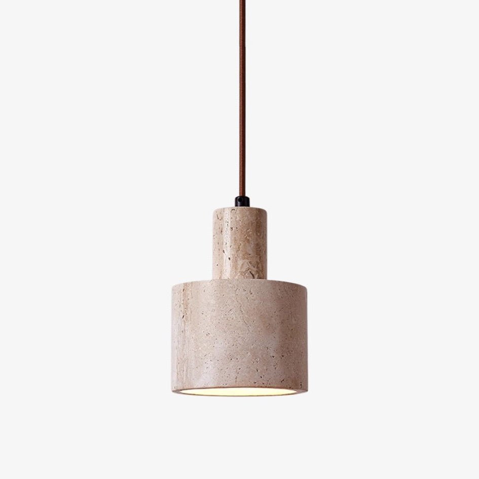 cylindrical-travertine-pendant-lamp-anzaz-Yellow Travertine-1