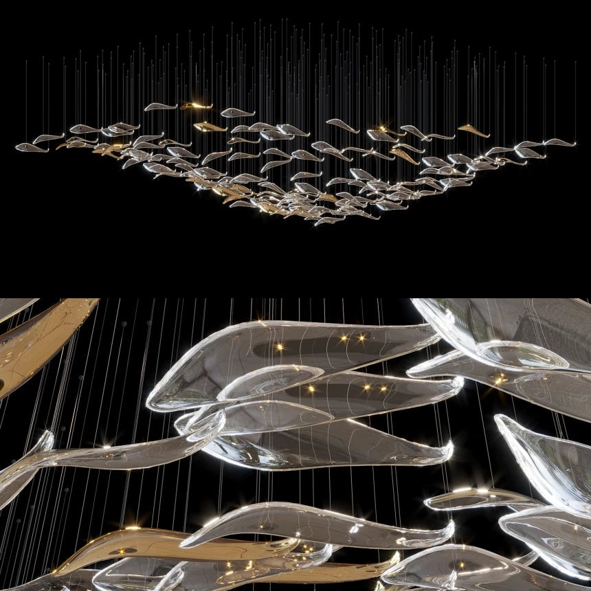Custom Hanging Lighting Installation (DEPRIMO: LC0136)