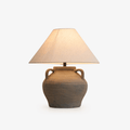 two-handled-ceramic-jar-table-lamp-anzaz-Terracotta color & Beige-1