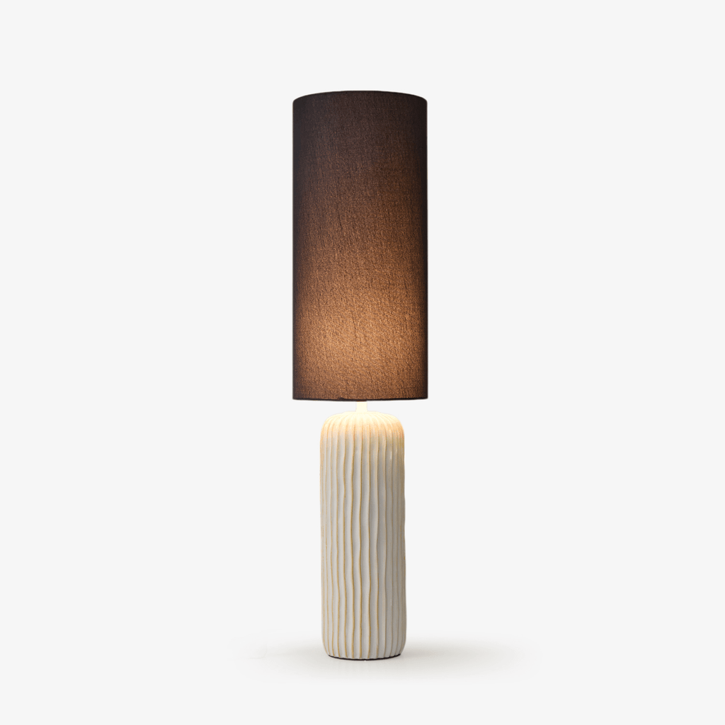 ribbed-ceramic-column-table-lamp-anzaz-Black & White-1