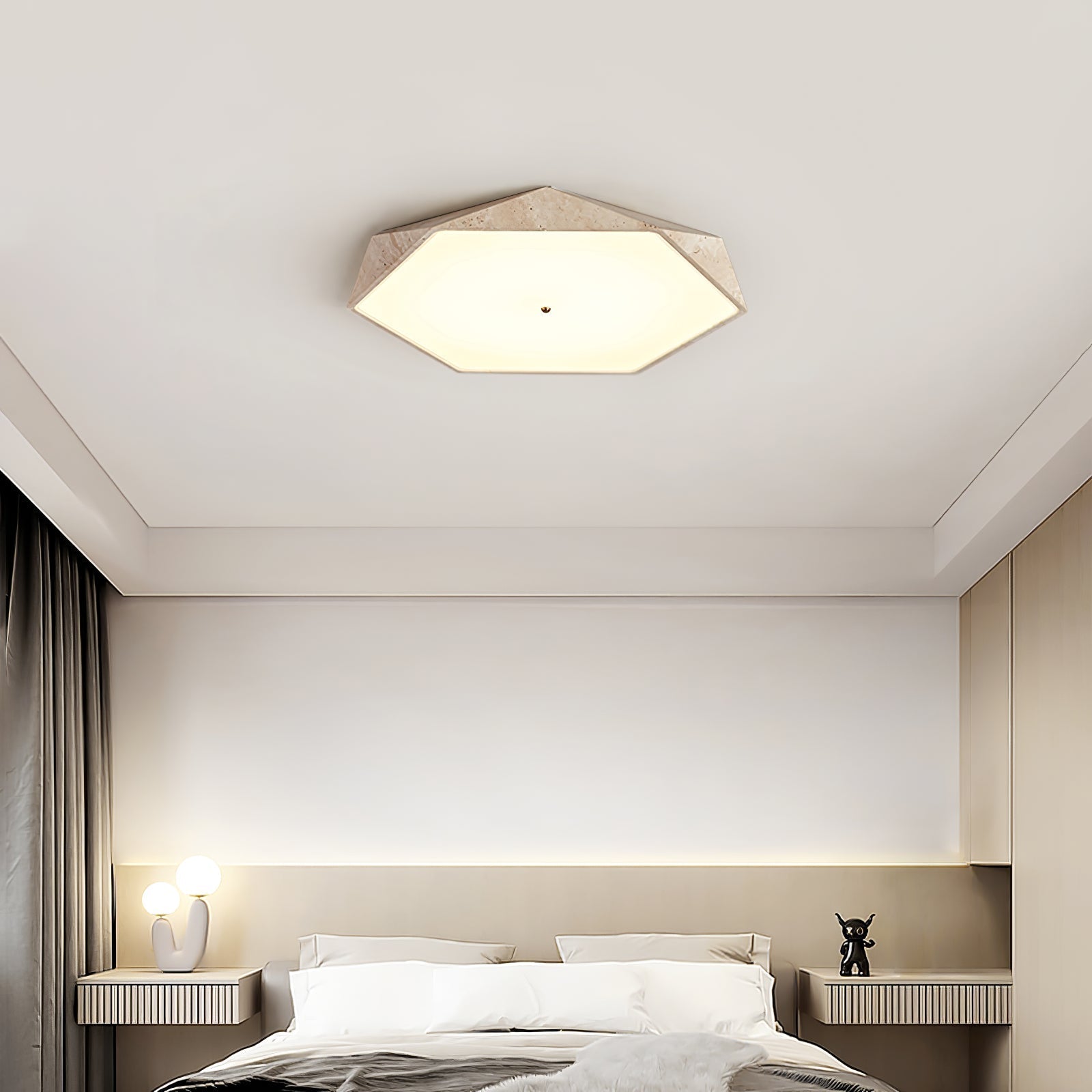 lunarc-stone-ceiling-lamp-anzaz-Yellow Travertine & White-3