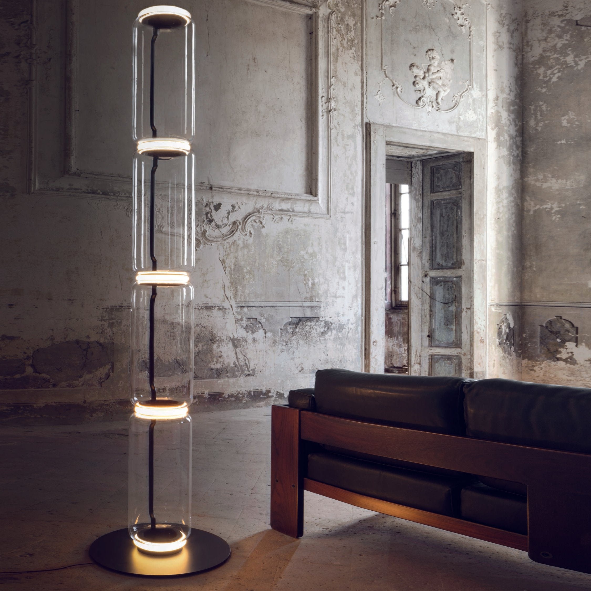 bamboo-glass-floor-lamp-anzaz-Clear+Black & Warm Light-65
