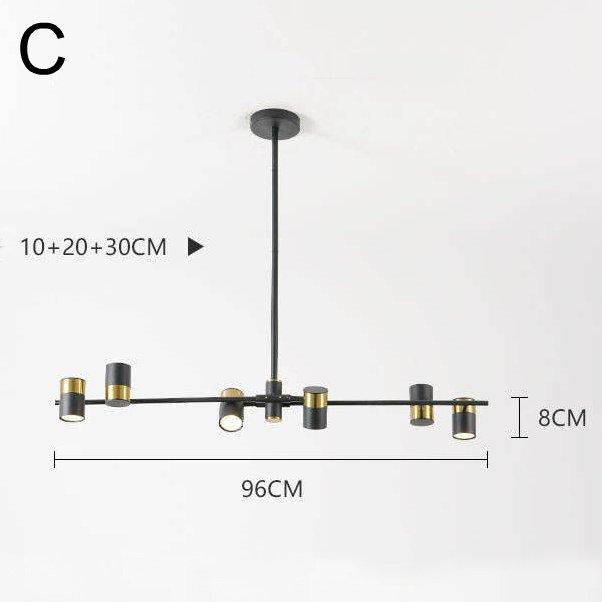 Lampă cu 2 spițe și lamele