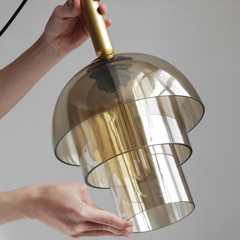 Lampă suspendată PIRAMIDĂ 25cm * 28cm