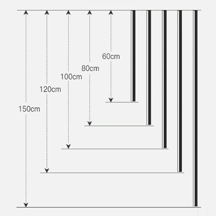 Aplica LINES ONE 120cm - lampă de perete de design