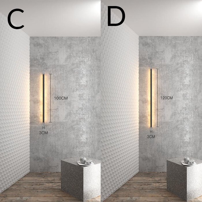 Aplica LINES ONE 120cm - lampă de perete de design