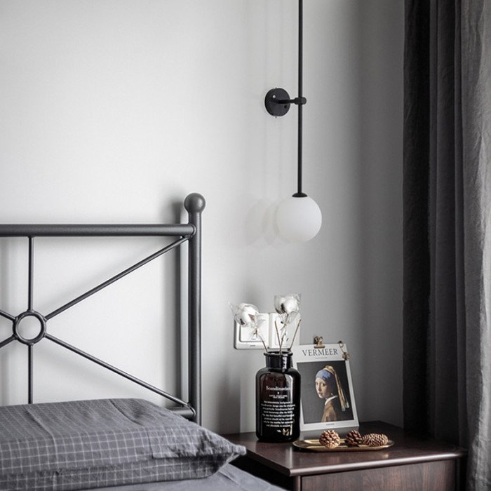 Aplică de perete STRIP 12 neagră 100cm - Aplică de perete