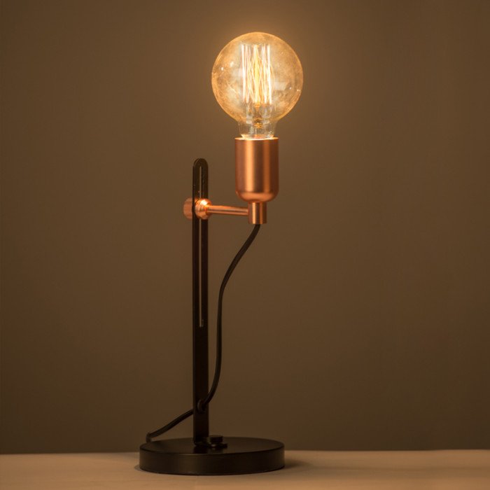 Lampă de masă decorativă cu clapă extensibilă