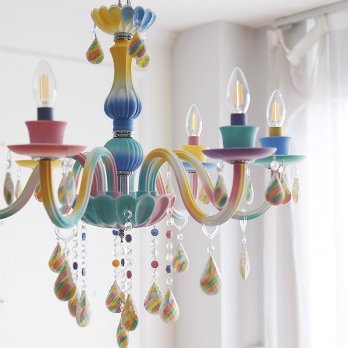 Candelabru Rainbow 2 pentru camera copiilor