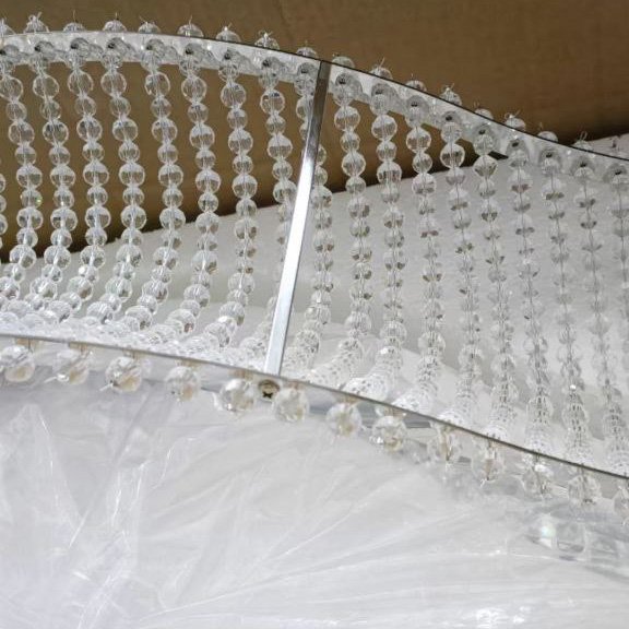 Candelabru LED de cristal WAVE 220 cm pentru hol