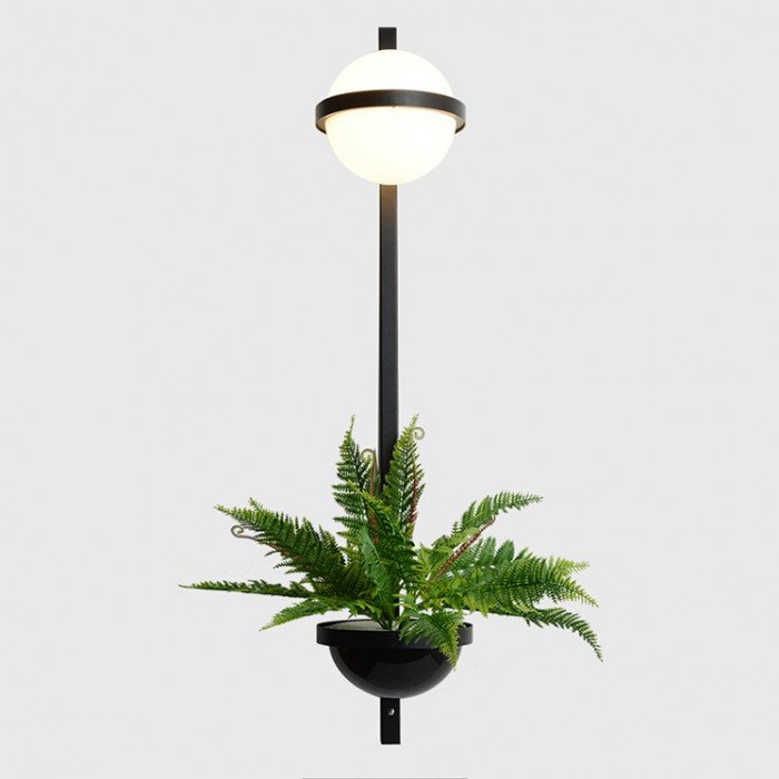APLICE PALMA VIBI Aplică de perete F sferă + ghiveci 114 cm Aplică de perete - lampă de perete