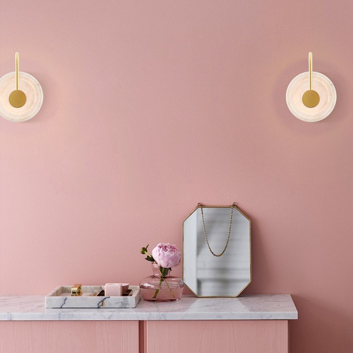 Aplică MALAGA - lampă de perete albă de design