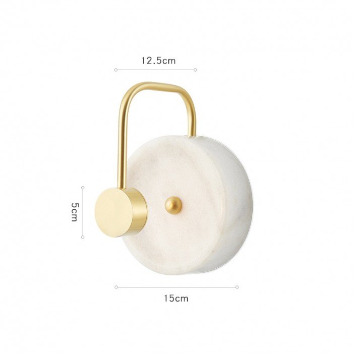 Aplică MALAGA - lampă de perete albă de design