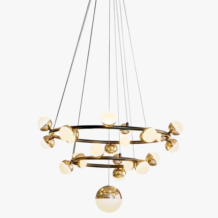 Candelabru inelar cu LED Mercury pentru sufragerie