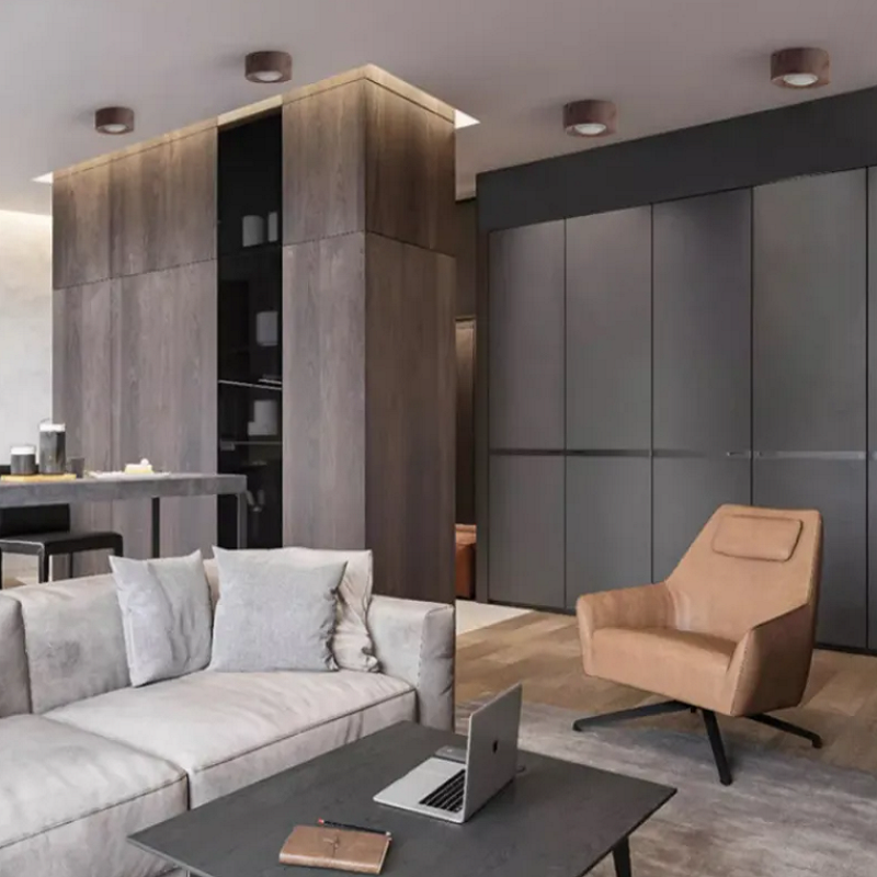 Spot WOODSPOT DARK Montare aparentă