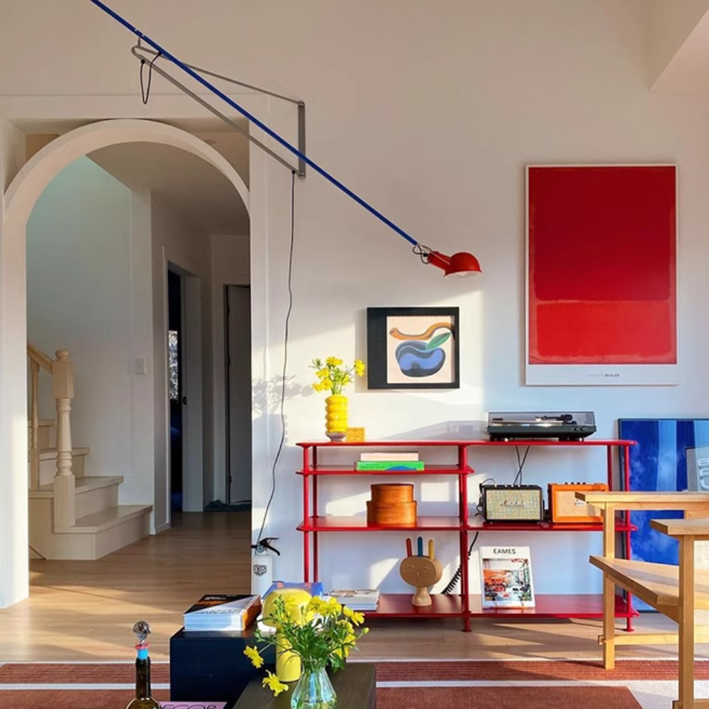 Lampă de perete mică neagră Glowcraft