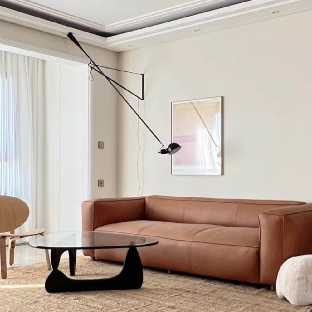 Lampă de perete mică neagră Glowcraft