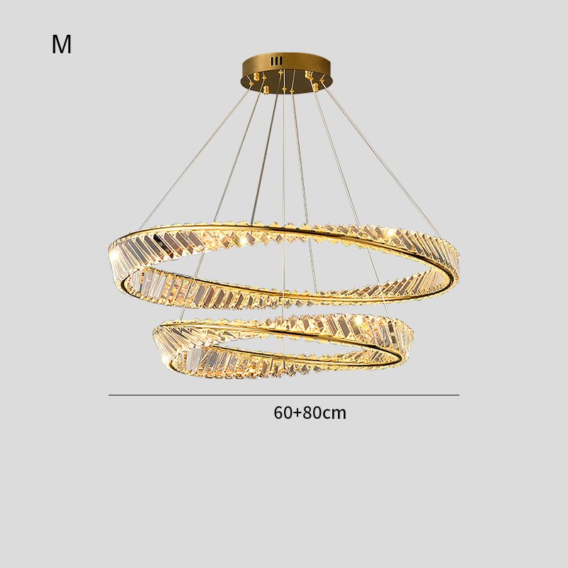 Candelabru KROWN cu 2 LED-uri pentru dormitor