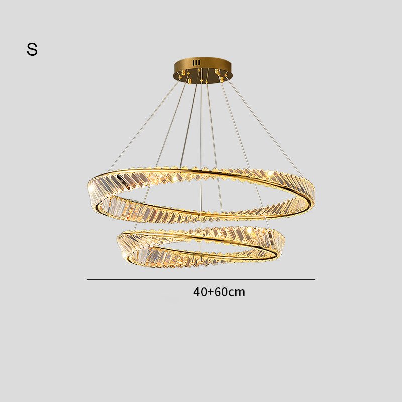 Candelabru KROWN cu 2 LED-uri pentru dormitor